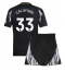 Arsenal Riccardo Calafiori #33 Uit tenue Kids 2024-25 Korte Mouwen (+ broek)