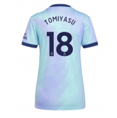 Arsenal Takehiro Tomiyasu #18 Derde tenue Dames 2024-25 Korte Mouwen