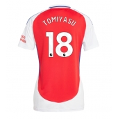 Arsenal Takehiro Tomiyasu #18 Thuis tenue Dames 2024-25 Korte Mouwen