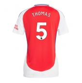 Arsenal Thomas Partey #5 Thuis tenue Dames 2024-25 Korte Mouwen