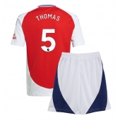 Arsenal Thomas Partey #5 Thuis tenue Kids 2024-25 Korte Mouwen (+ broek)