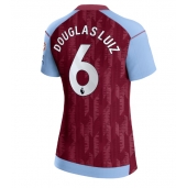 Aston Villa Douglas Luiz #6 Thuis tenue Dames 2023-24 Korte Mouwen