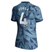 Aston Villa Ezri Konsa #4 Derde tenue Dames 2023-24 Korte Mouwen