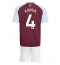 Aston Villa Ezri Konsa #4 Thuis tenue Kids 2024-25 Korte Mouwen (+ broek)