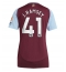 Aston Villa Jacob Ramsey #41 Thuis tenue Dames 2024-25 Korte Mouwen