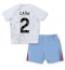 Aston Villa Matty Cash #2 Uit tenue Kids 2023-24 Korte Mouwen (+ broek)