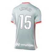 Atletico Madrid Clement Lenglet #15 Uit tenue Dames 2024-25 Korte Mouwen