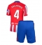 Atletico Madrid Conor Gallagher #4 Thuis tenue Kids 2024-25 Korte Mouwen (+ broek)