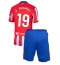 Atletico Madrid Julian Alvarez #19 Thuis tenue Kids 2024-25 Korte Mouwen (+ broek)