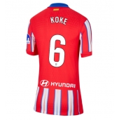 Atletico Madrid Koke #6 Thuis tenue Dames 2024-25 Korte Mouwen