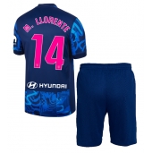 Atletico Madrid Marcos Llorente #14 Derde tenue Kids 2024-25 Korte Mouwen (+ broek)