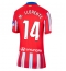 Atletico Madrid Marcos Llorente #14 Thuis tenue Dames 2024-25 Korte Mouwen