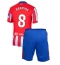 Atletico Madrid Pablo Barrios #8 Thuis tenue Kids 2024-25 Korte Mouwen (+ broek)