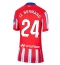 Atletico Madrid Robin Le Normand #24 Thuis tenue Dames 2024-25 Korte Mouwen