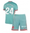 Atletico Madrid Robin Le Normand #24 Uit tenue Kids 2024-25 Korte Mouwen (+ broek)