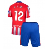 Atletico Madrid Samuel Lino #12 Thuis tenue Kids 2024-25 Korte Mouwen (+ broek)