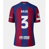 Barcelona Alejandro Balde #3 Thuis tenue Dames 2023-24 Korte Mouwen