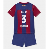 Barcelona Alejandro Balde #3 Thuis tenue Kids 2023-24 Korte Mouwen (+ broek)