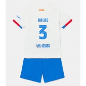 Barcelona Alejandro Balde #3 Uit tenue Kids 2023-24 Korte Mouwen (+ broek)