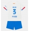 Barcelona Alejandro Balde #3 Uit tenue Kids 2023-24 Korte Mouwen (+ broek)