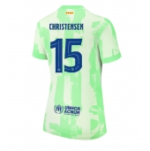 Barcelona Andreas Christensen #15 Derde tenue Dames 2024-25 Korte Mouwen