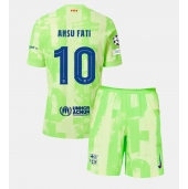 Barcelona Ansu Fati #10 Derde tenue Kids 2024-25 Korte Mouwen (+ broek)