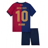 Barcelona Ansu Fati #10 Thuis tenue Kids 2024-25 Korte Mouwen (+ broek)