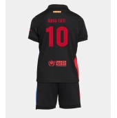 Barcelona Ansu Fati #10 Uit tenue Kids 2024-25 Korte Mouwen (+ broek)