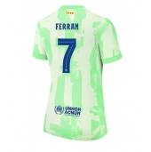 Barcelona Ferran Torres #7 Derde tenue Dames 2024-25 Korte Mouwen