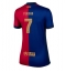 Barcelona Ferran Torres #7 Thuis tenue Dames 2024-25 Korte Mouwen