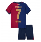 Barcelona Ferran Torres #7 Thuis tenue Kids 2024-25 Korte Mouwen (+ broek)