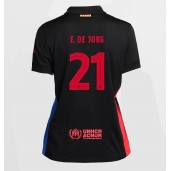 Barcelona Frenkie de Jong #21 Uit tenue Dames 2024-25 Korte Mouwen