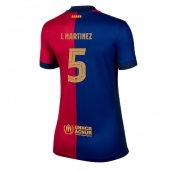 Barcelona Inigo Martinez #5 Thuis tenue Dames 2024-25 Korte Mouwen