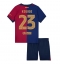 Barcelona Jules Kounde #23 Thuis tenue Kids 2024-25 Korte Mouwen (+ broek)