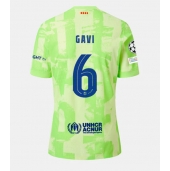 Barcelona Paez Gavi #6 Derde tenue 2024-25 Korte Mouwen