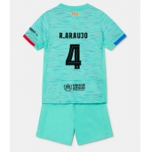 Barcelona Ronald Araujo #4 Derde tenue Kids 2023-24 Korte Mouwen (+ broek)