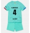 Barcelona Ronald Araujo #4 Derde tenue Kids 2023-24 Korte Mouwen (+ broek)