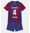 Barcelona Ronald Araujo #4 Thuis tenue Kids 2023-24 Korte Mouwen (+ broek)