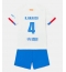 Barcelona Ronald Araujo #4 Uit tenue Kids 2023-24 Korte Mouwen (+ broek)