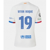 Barcelona Vitor Roque #19 Uit tenue 2023-24 Korte Mouwen