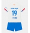 Barcelona Vitor Roque #19 Uit tenue Kids 2023-24 Korte Mouwen (+ broek)