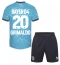 Bayer Leverkusen Alejandro Grimaldo #20 Derde tenue Kids 2023-24 Korte Mouwen (+ broek)