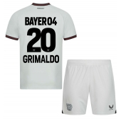 Bayer Leverkusen Alejandro Grimaldo #20 Uit tenue Kids 2023-24 Korte Mouwen (+ broek)