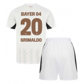 Bayer Leverkusen Alejandro Grimaldo #20 Uit tenue Kids 2024-25 Korte Mouwen (+ broek)