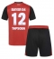 Bayer Leverkusen Edmond Tapsoba #12 Thuis tenue Kids 2024-25 Korte Mouwen (+ broek)