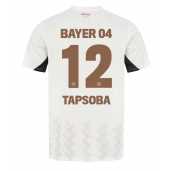 Bayer Leverkusen Edmond Tapsoba #12 Uit tenue 2024-25 Korte Mouwen