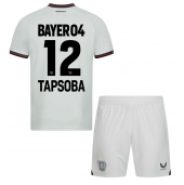 Bayer Leverkusen Edmond Tapsoba #12 Uit tenue Kids 2023-24 Korte Mouwen (+ broek)