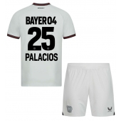 Bayer Leverkusen Exequiel Palacios #25 Uit tenue Kids 2023-24 Korte Mouwen (+ broek)