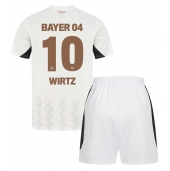 Bayer Leverkusen Florian Wirtz #10 Uit tenue Kids 2024-25 Korte Mouwen (+ broek)