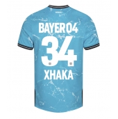 Bayer Leverkusen Granit Xhaka #34 Derde tenue 2023-24 Korte Mouwen